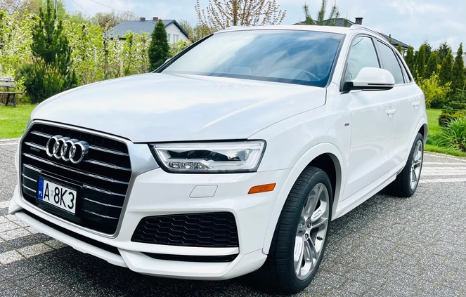 Audi Q3 cena 85900 przebieg: 124990, rok produkcji 2018 z Łuków małe 436